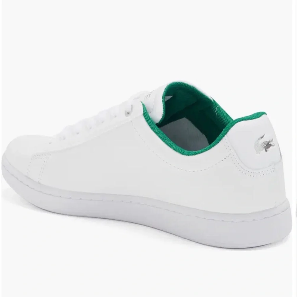 🐊 Lacoste Hydez White Leather Lace-up Sneakers/Tennis Shoes